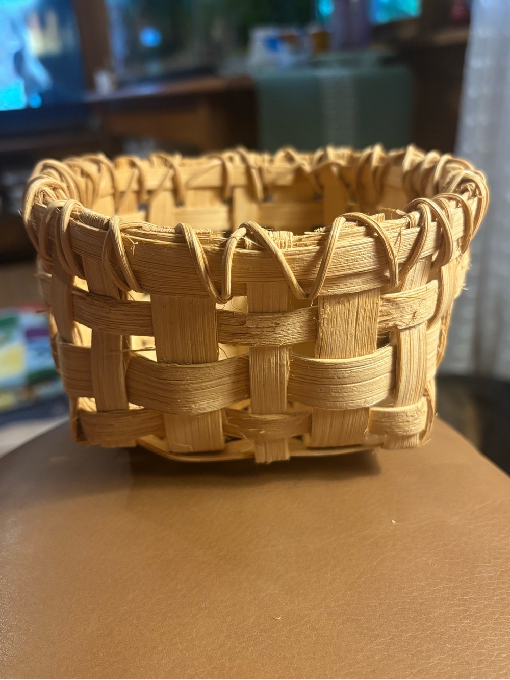 Woven Basket Home Decor Accent